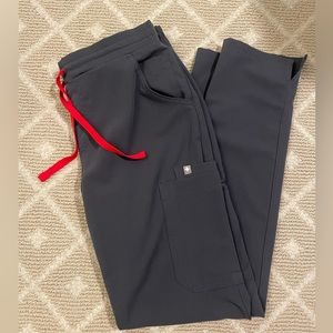 Charcoal XS Figs scrub pants